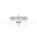 Lumino 803Mqd6 5X25 Ew 14K White Gold Marquise