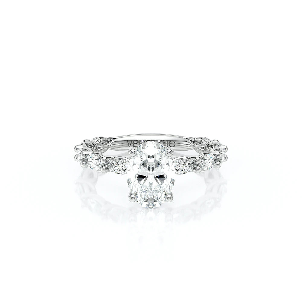 Lumino 803Ovd4 5X25 Ew 18K White Gold Oval