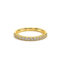Renaissance-986W-18K Yellow Gold Pear