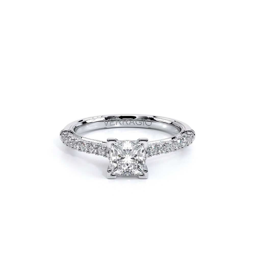 Renaissance-955P17-18K White Gold Princess