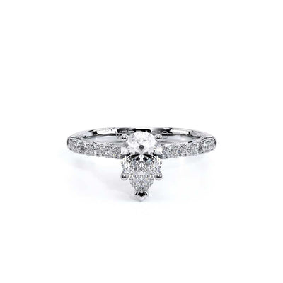 Renaissance-955PEAR17-14K White Gold Pear