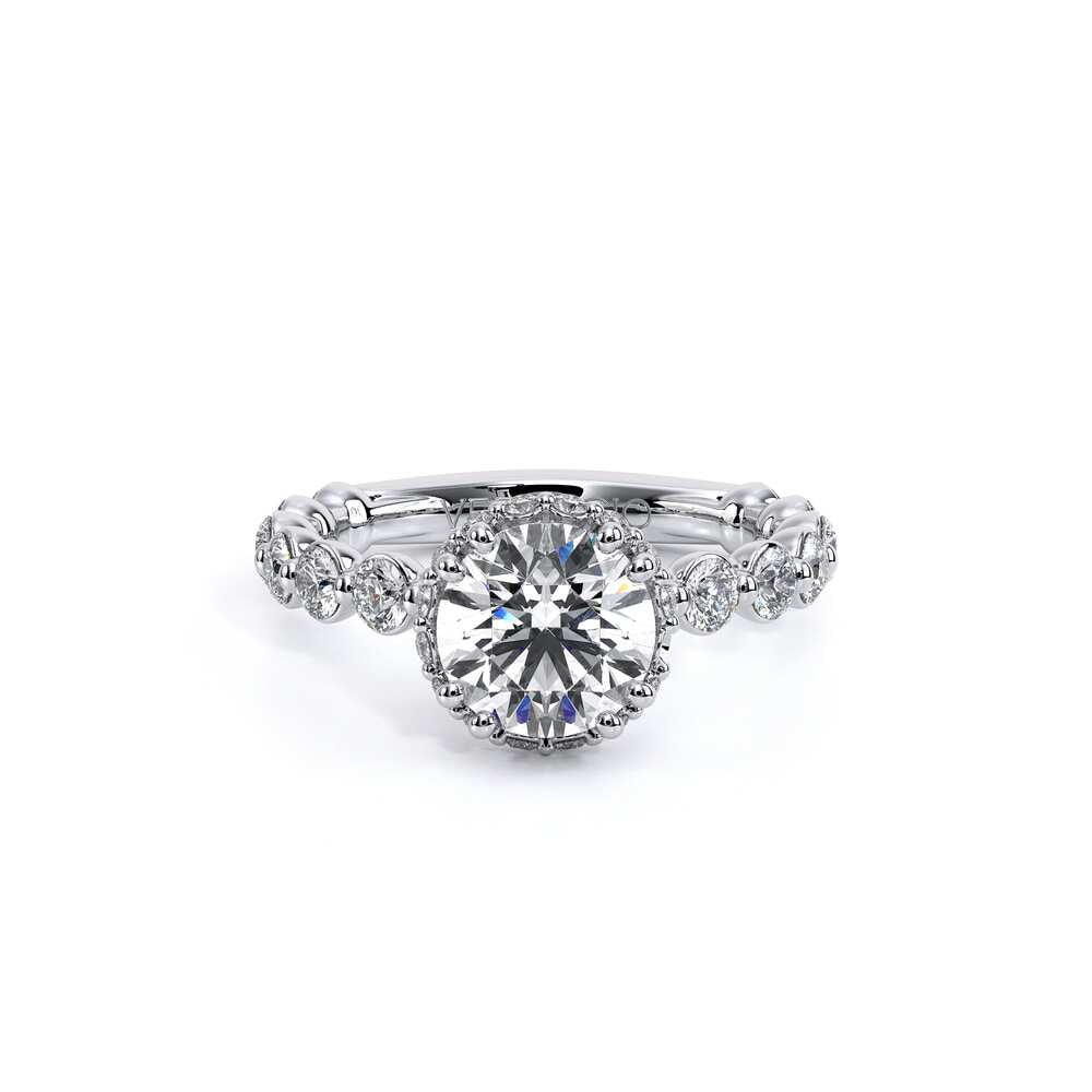 Renaissance-984R25-18K White Gold Round