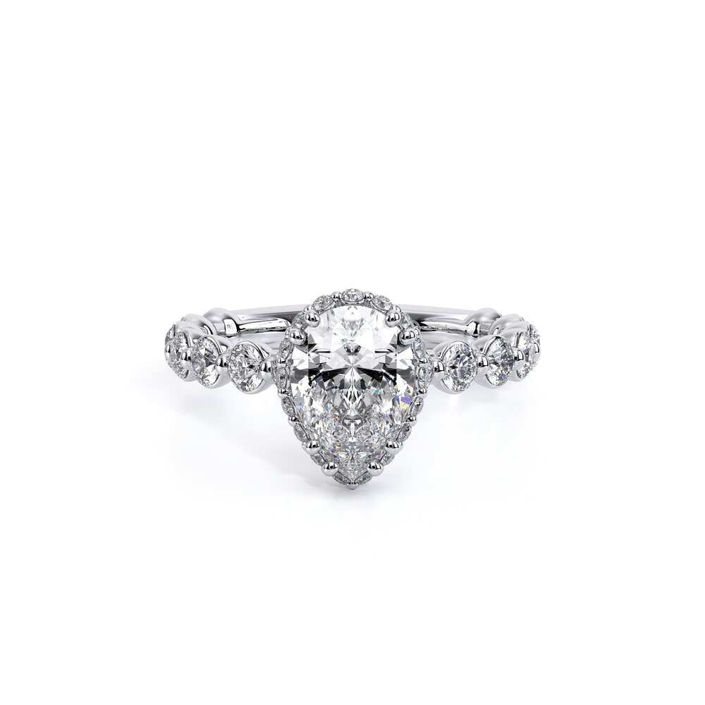 Renaissance-984PEAR25-14K White Gold Pear