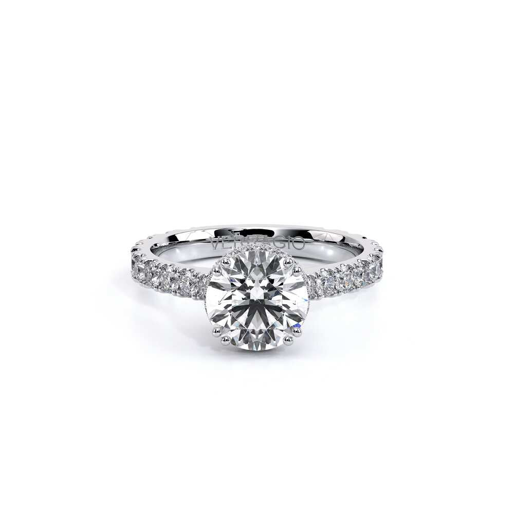 Renaissance-985R22-14K White Gold Round