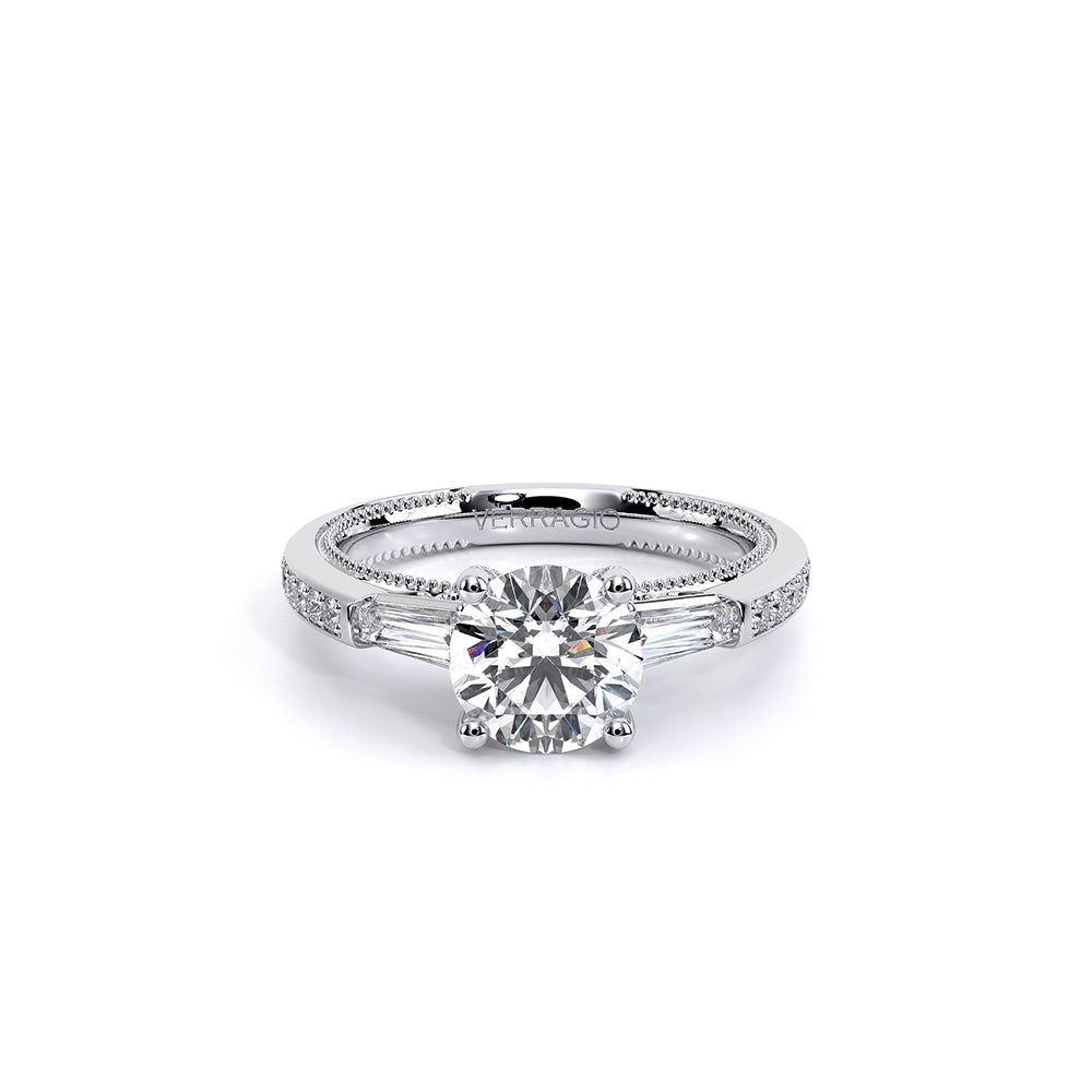 Venetian-5085r-14k White Gold Round