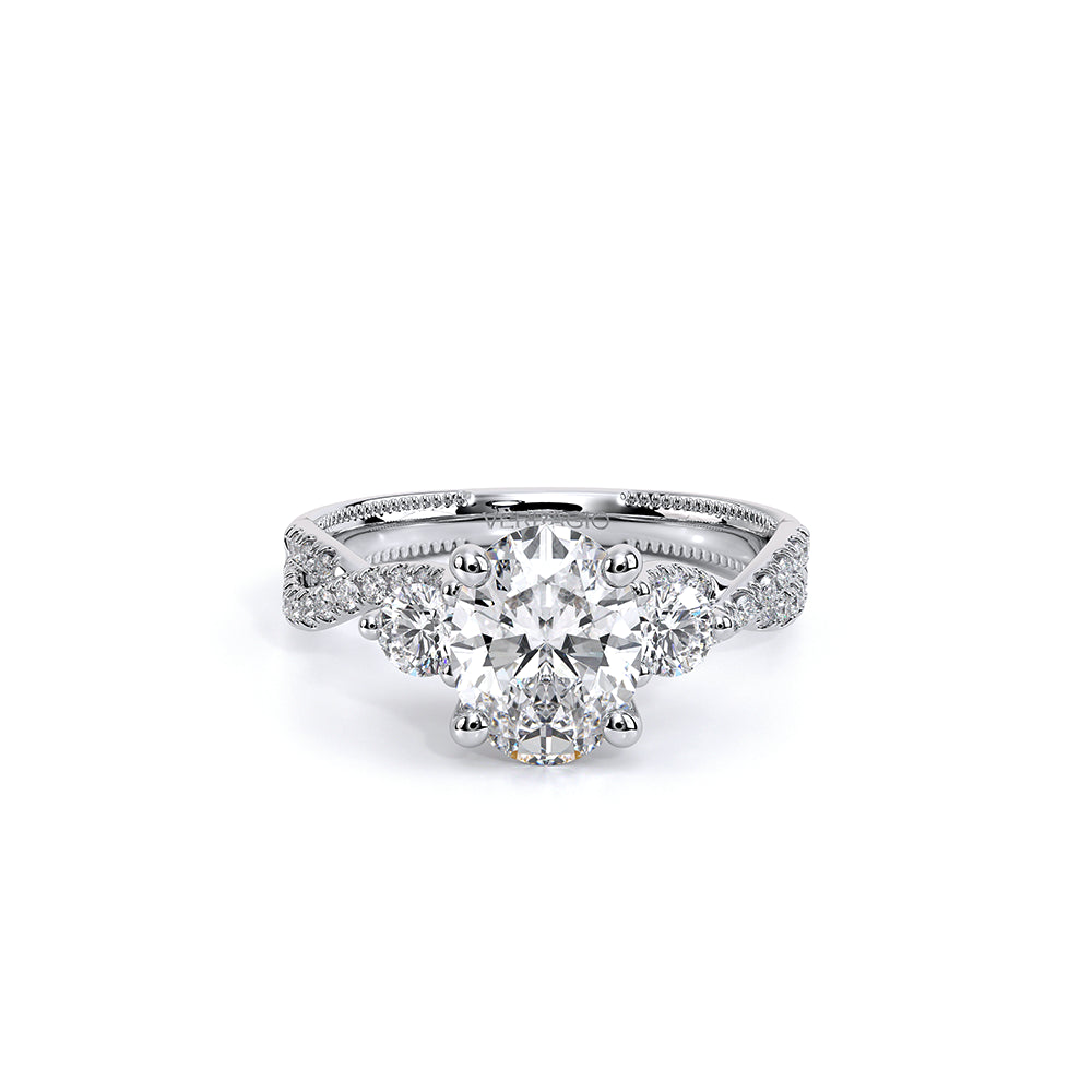 Renaissance-962-3OV12-18K White Gold Oval