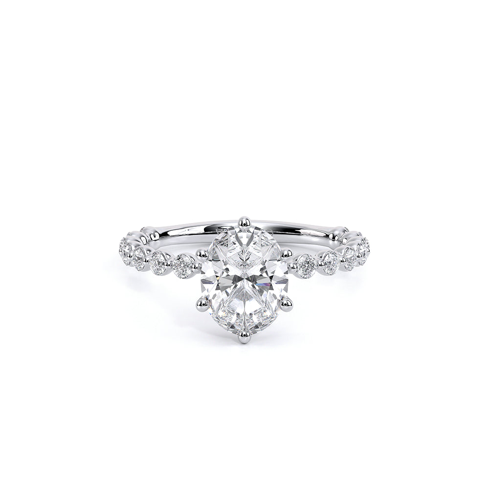 Renaissance-989OV20-18K White Gold Oval