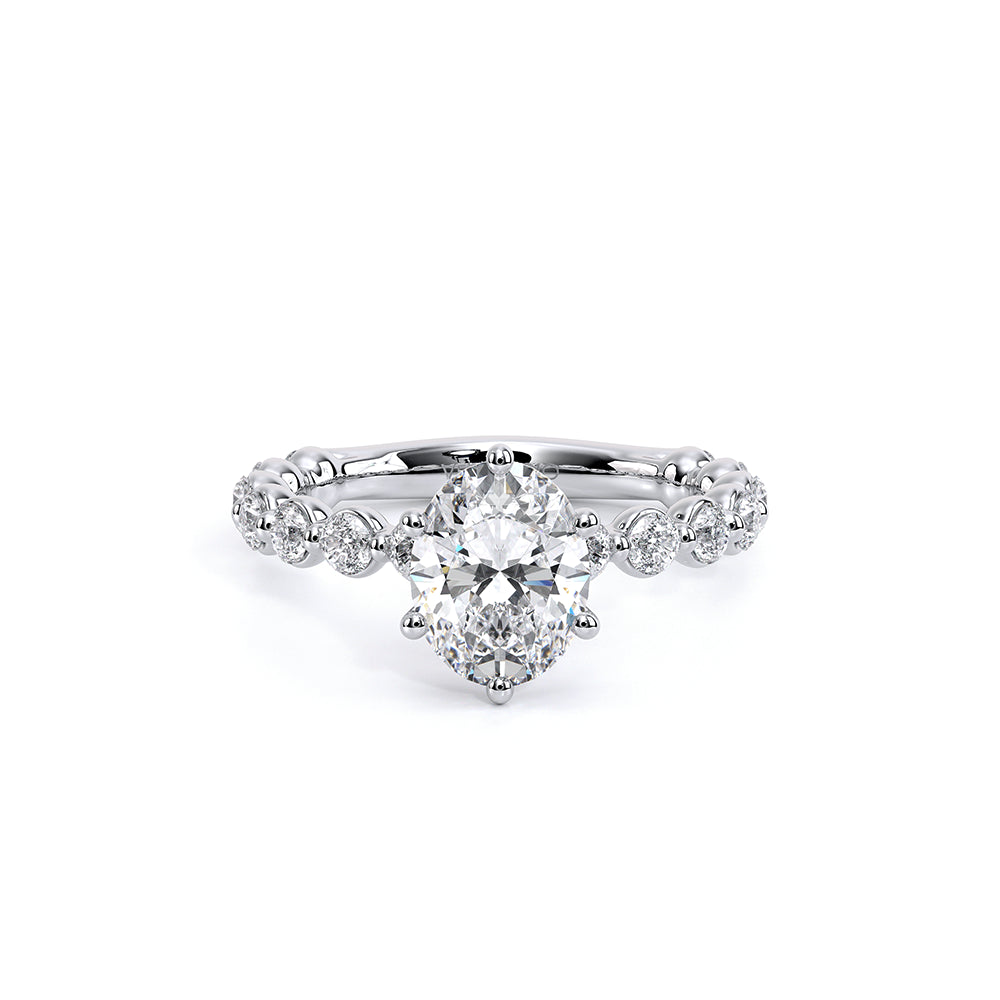 Renaissance-989OV25-14K White Gold Oval