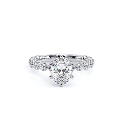 Renaissance-989OV25-18K White Gold Oval