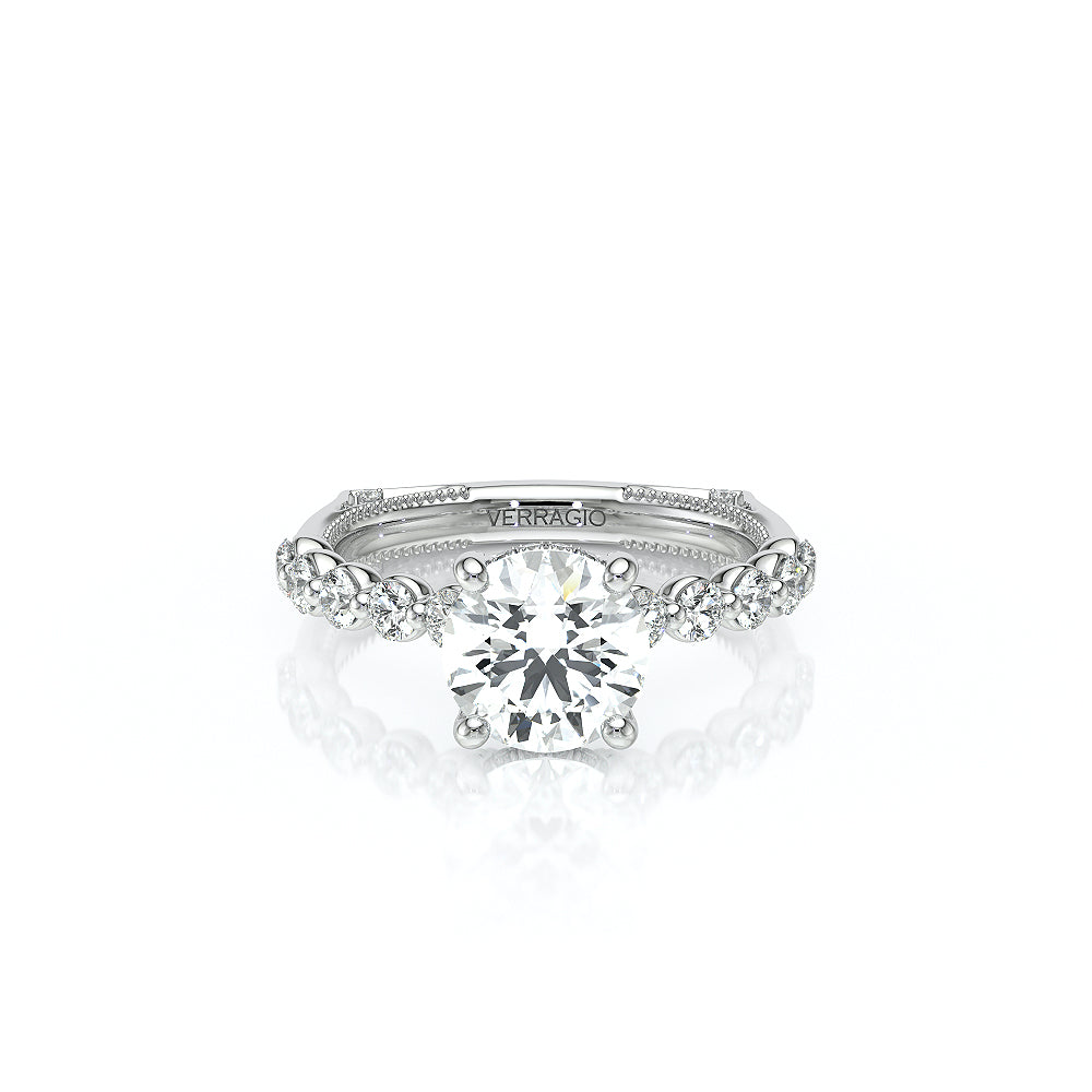 Vanguard-2201R-14K White Gold Round