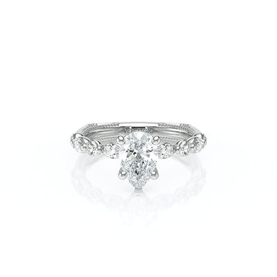 Vanguard-2202PS-14K White Gold Pear