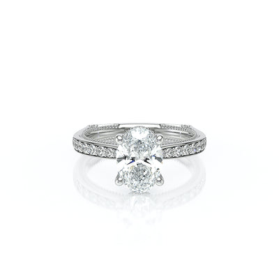 Vanguard-2203OV-18K White Gold Oval