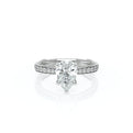Vanguard-2203PS-14K White Gold Pear
