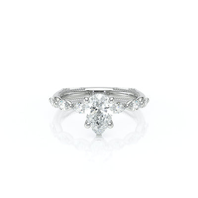 Vanguard-2205ps-14k White Gold Pear