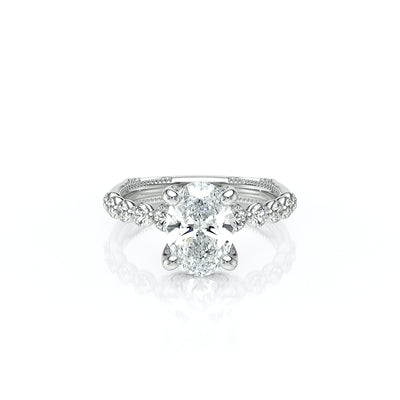 Vanguard-2206OV-14K White Gold Oval