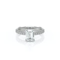 Vanguard-2208EM-14K White Gold Emerald