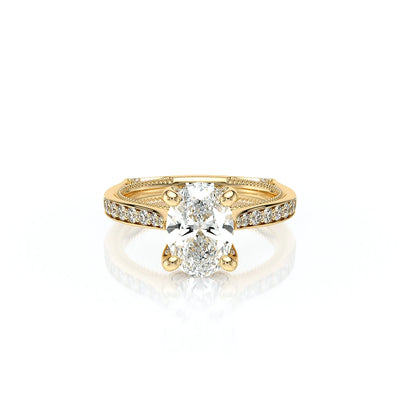 Vanguard-2207ov-14k Yellow Gold Oval