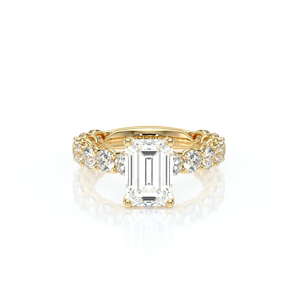 Lumino 801Emd4 35 14K Yellow Gold Emerald