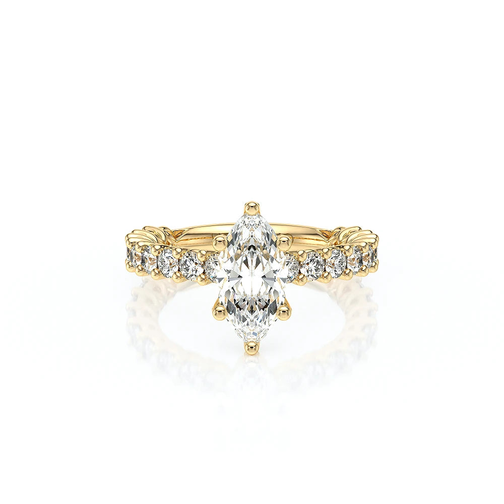 Lumino 801Mqd4 25 14K Yellow Gold Marquise