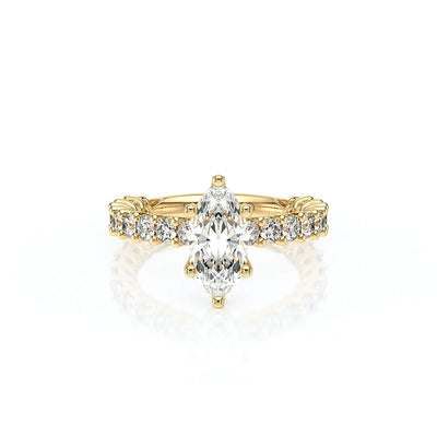Lumino 801Mqd4 25 14K Yellow Gold Marquise