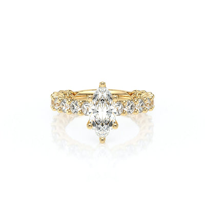 Lumino 801Mqd4 30 18K Yellow Gold Marquise