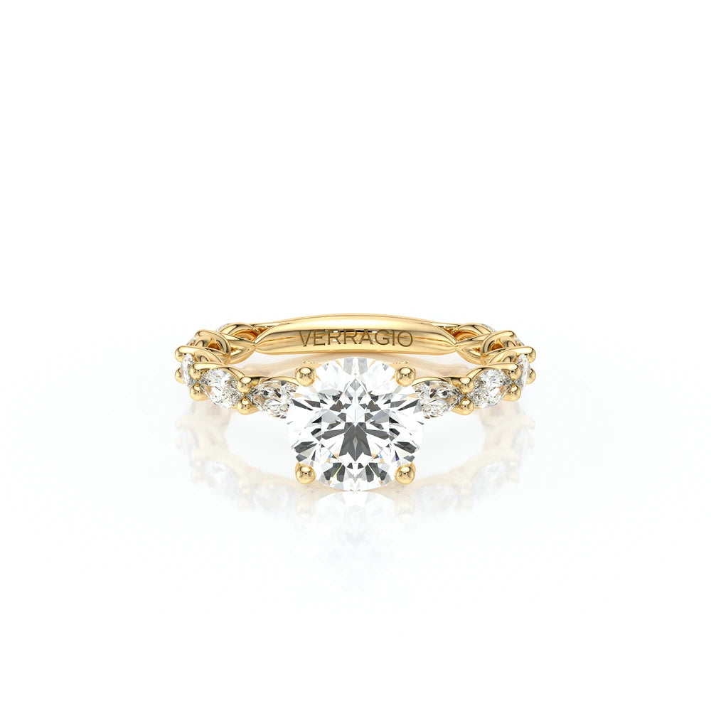 Lumino 803Rd4 5X25 Ew 14K Yellow Gold Round