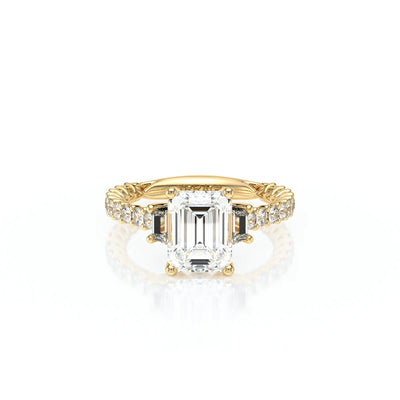Lumino 811Em Trp 20 14K Yellow Gold Emerald
