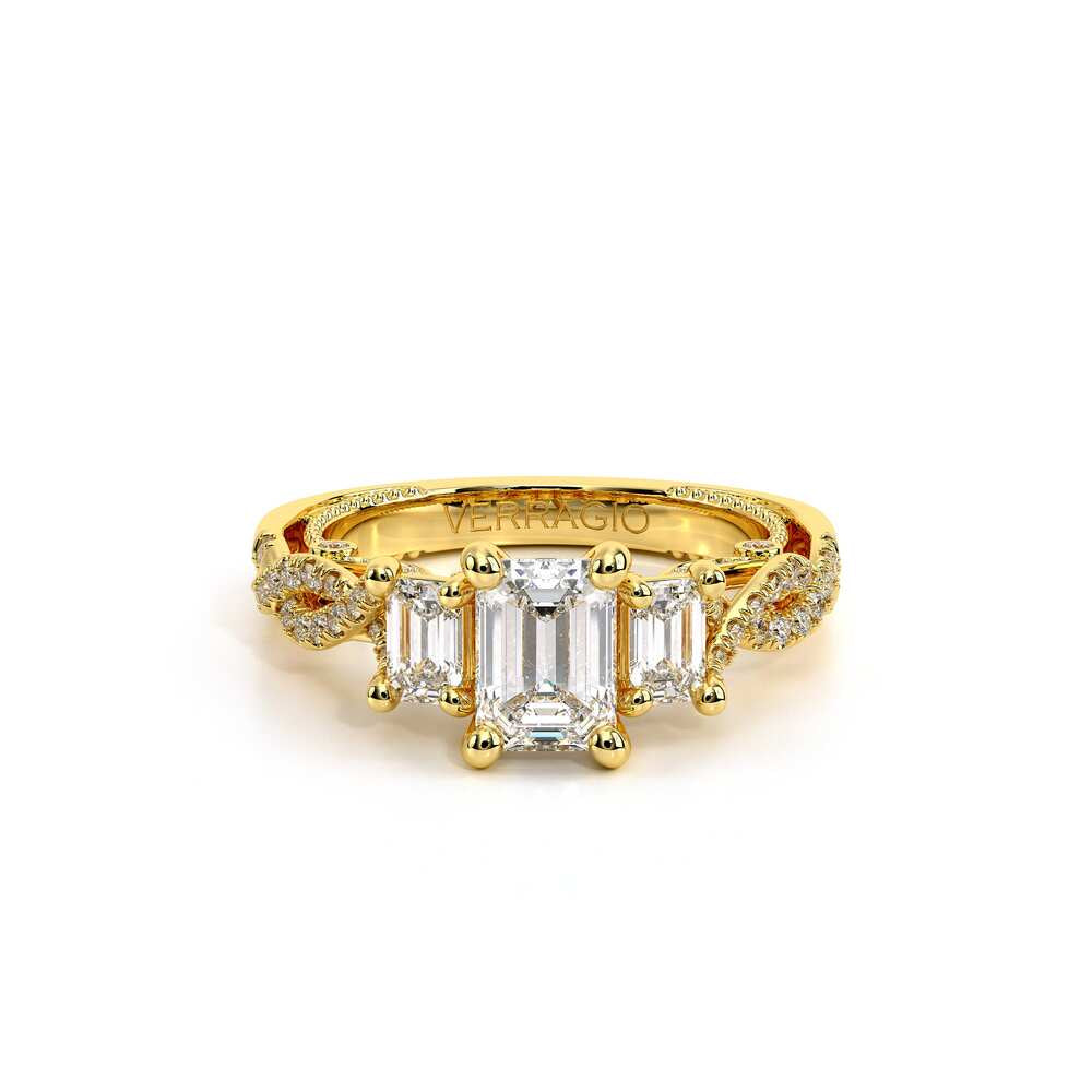 Insignia-7074em-14k Yellow Gold Emerald