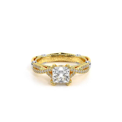 Parisian-105p-14k Yellow Gold Princess