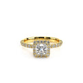 Renaissance-954P18-14K Yellow Gold Princess