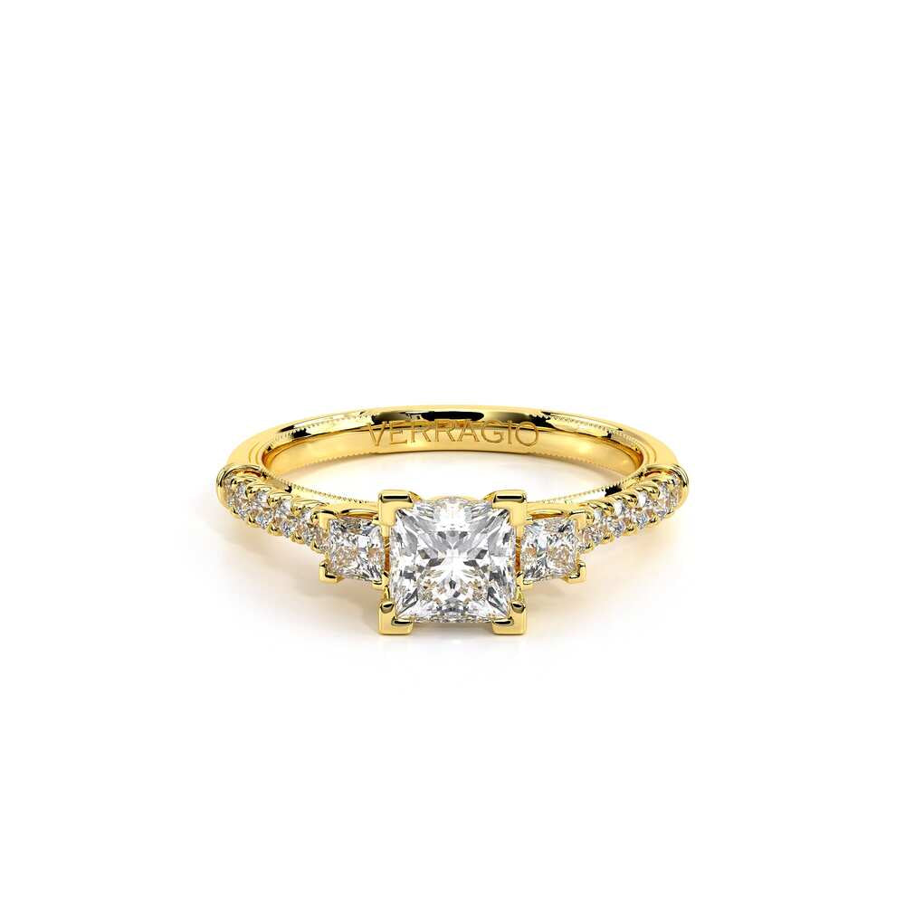 Renaissance-956P15-14K Yellow Gold Princess