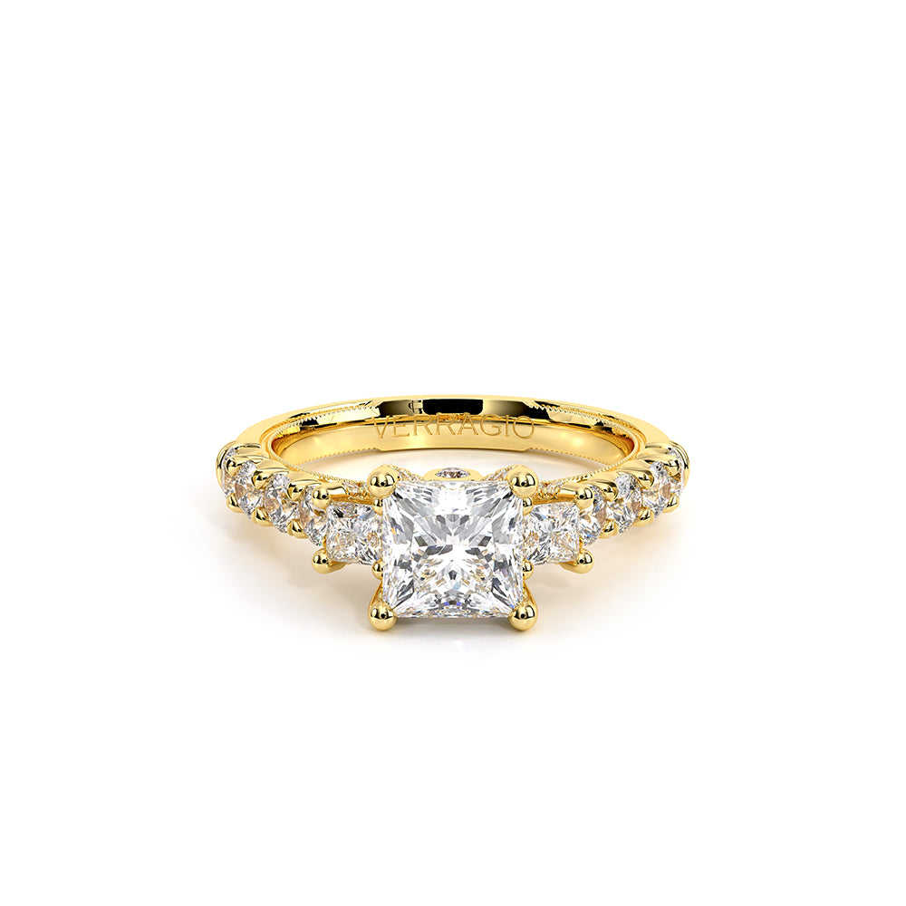 Renaissance-958P27-18K Yellow Gold Princess