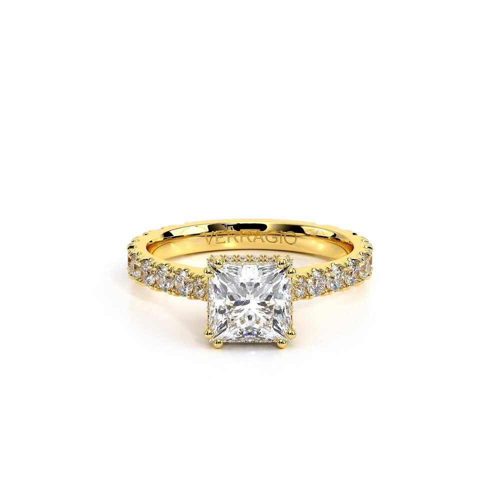 Renaissance-985P22-14K Yellow Gold Princess