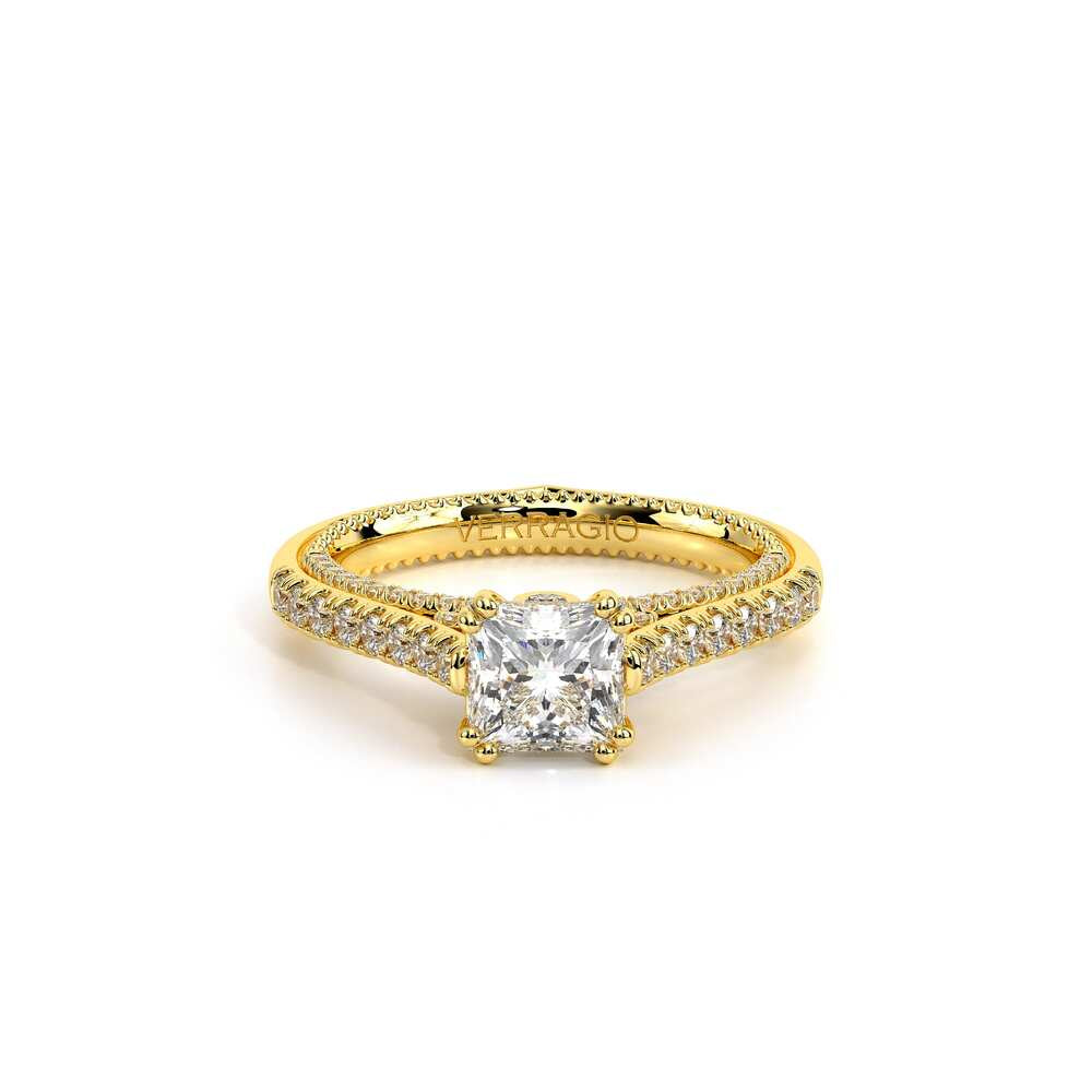 Couture-0452p-14k Yellow Gold Princess