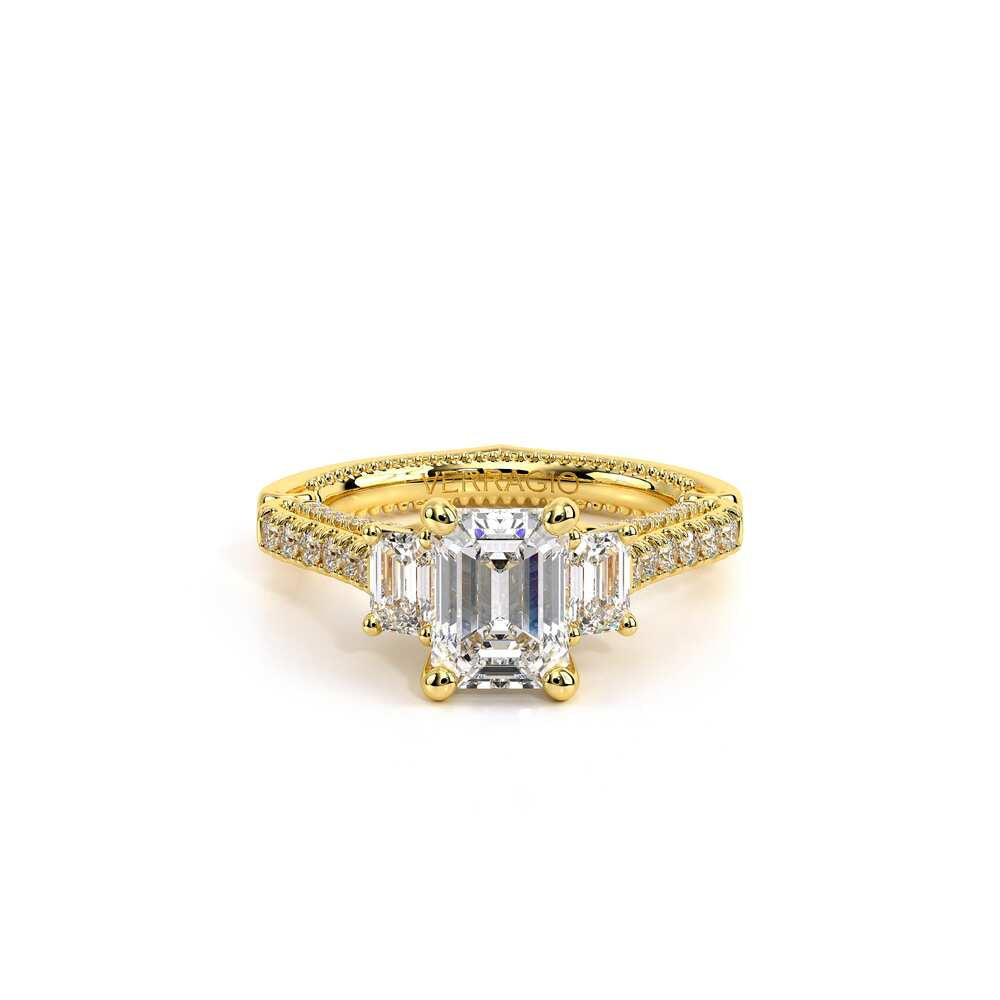 Couture-0470em-14k Yellow Gold Emerald