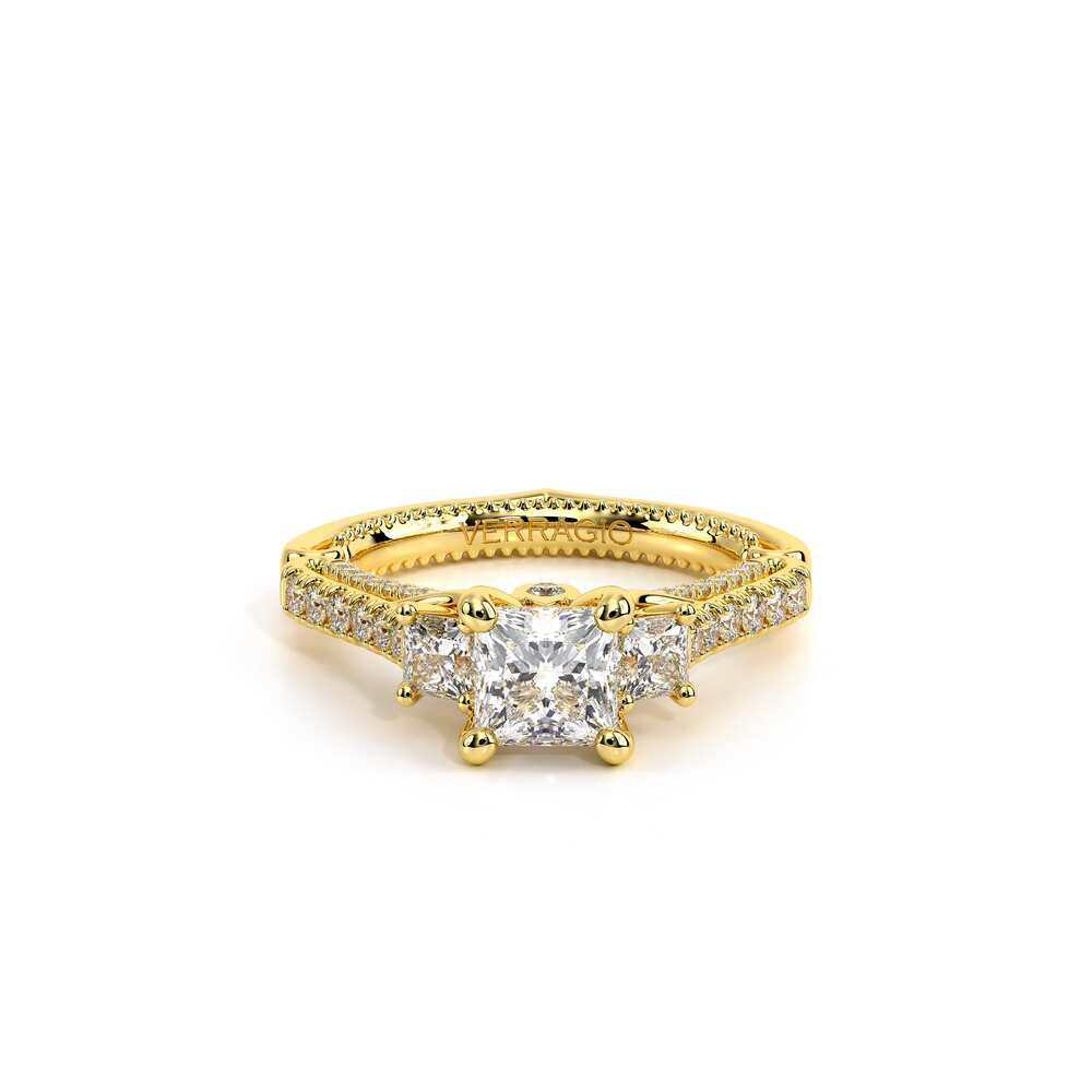 Couture-0470p-14k Yellow Gold Princess