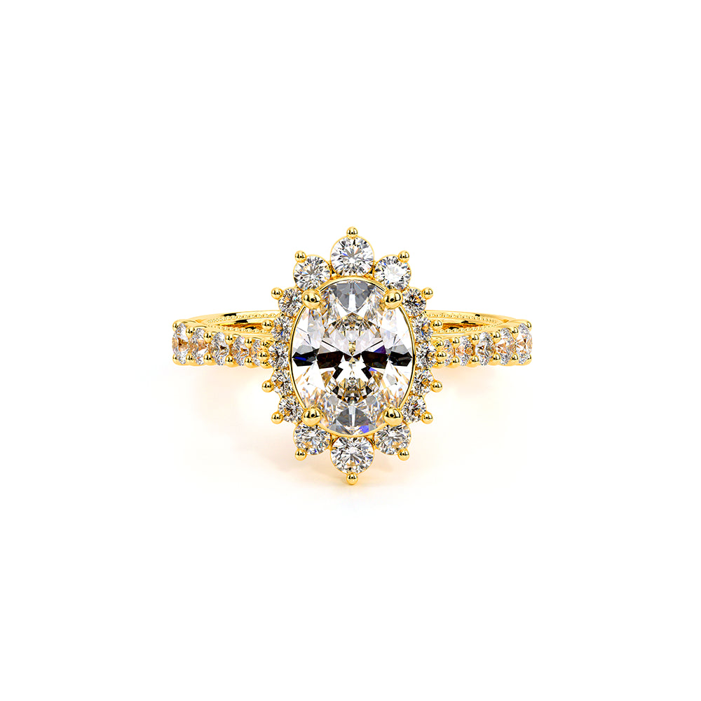 Venetian-5084ov-18k Yellow Gold Oval