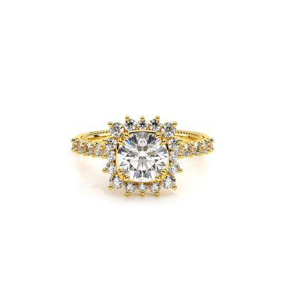 Renaissance-986CU-14K Yellow Gold Cushion