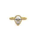 Renaissance-Sld302-Xps-18k Yellow Gold Pear