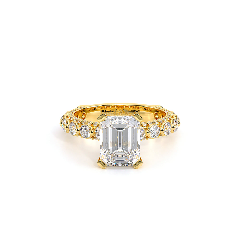 Couture-0488EM25-14K Yellow Gold Emerald