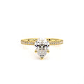 Renaissance-992PS13-14K Yellow Gold Pear
