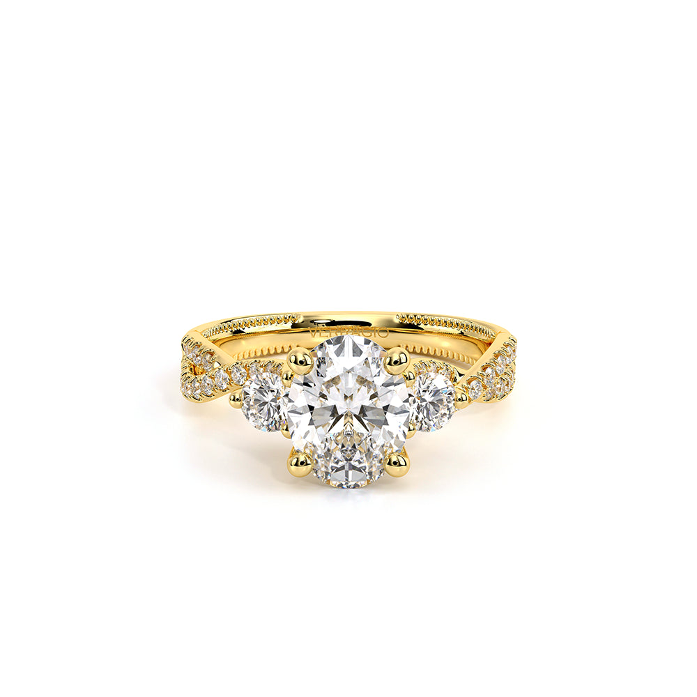 Renaissance-962-3OV12-14K Yellow Gold Oval