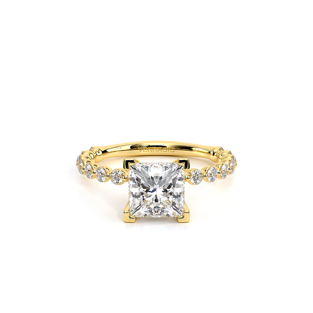 Renaissance-989P20-14K Yellow Gold Princess
