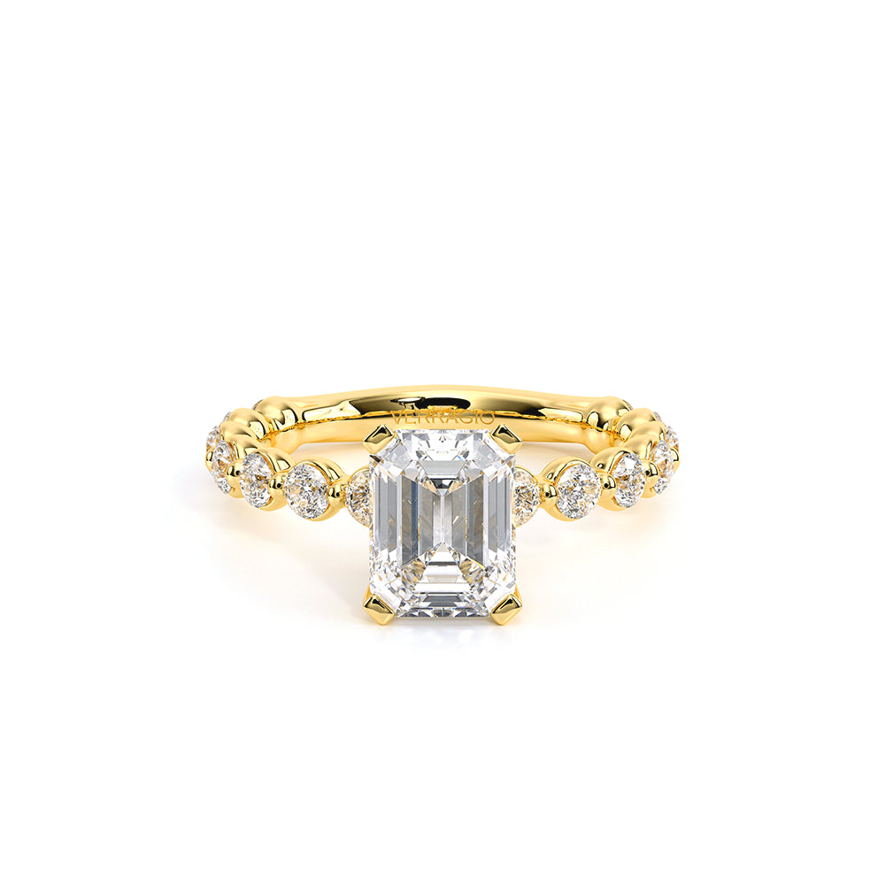 Renaissance-989EM25-18K Yellow Gold Emerald