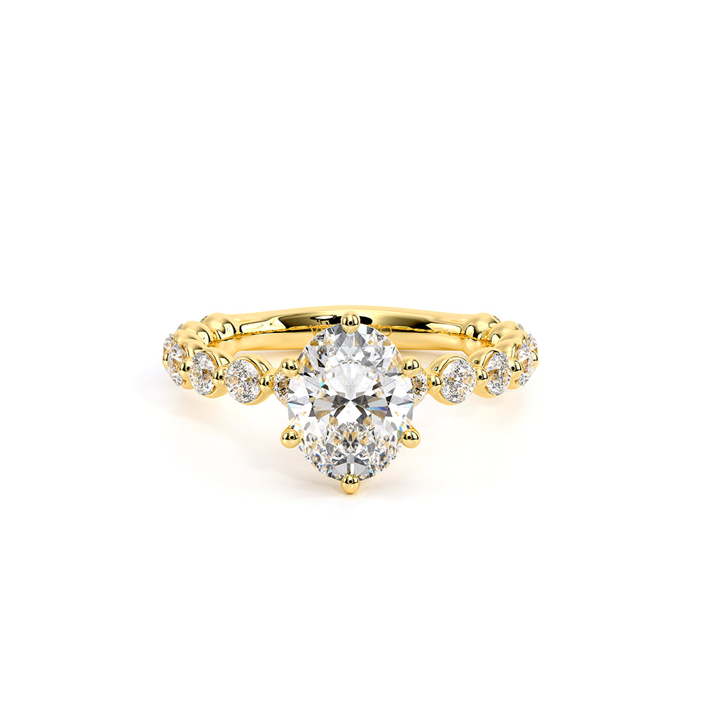 Renaissance-989OV25-18K Yellow Gold Oval