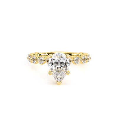 Renaissance-989PS25-18K Yellow Gold Pear