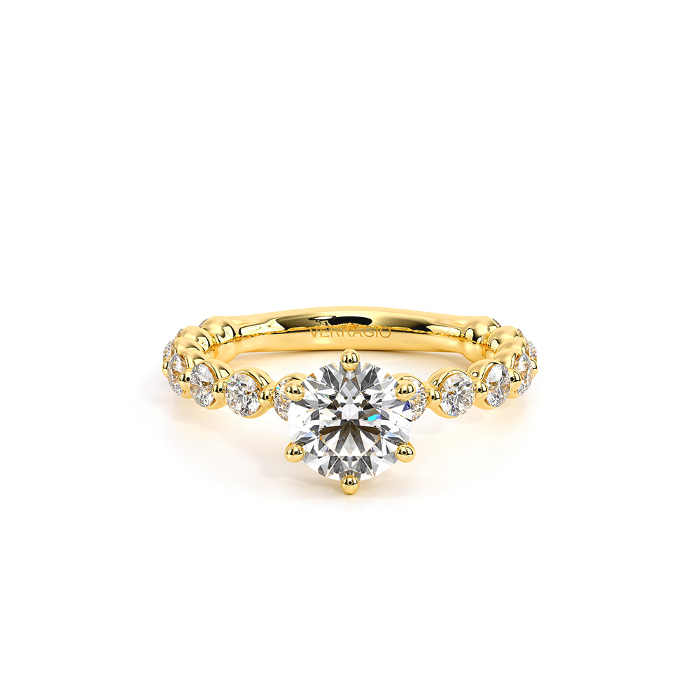 Renaissance-989R25-18K Yellow Gold Round