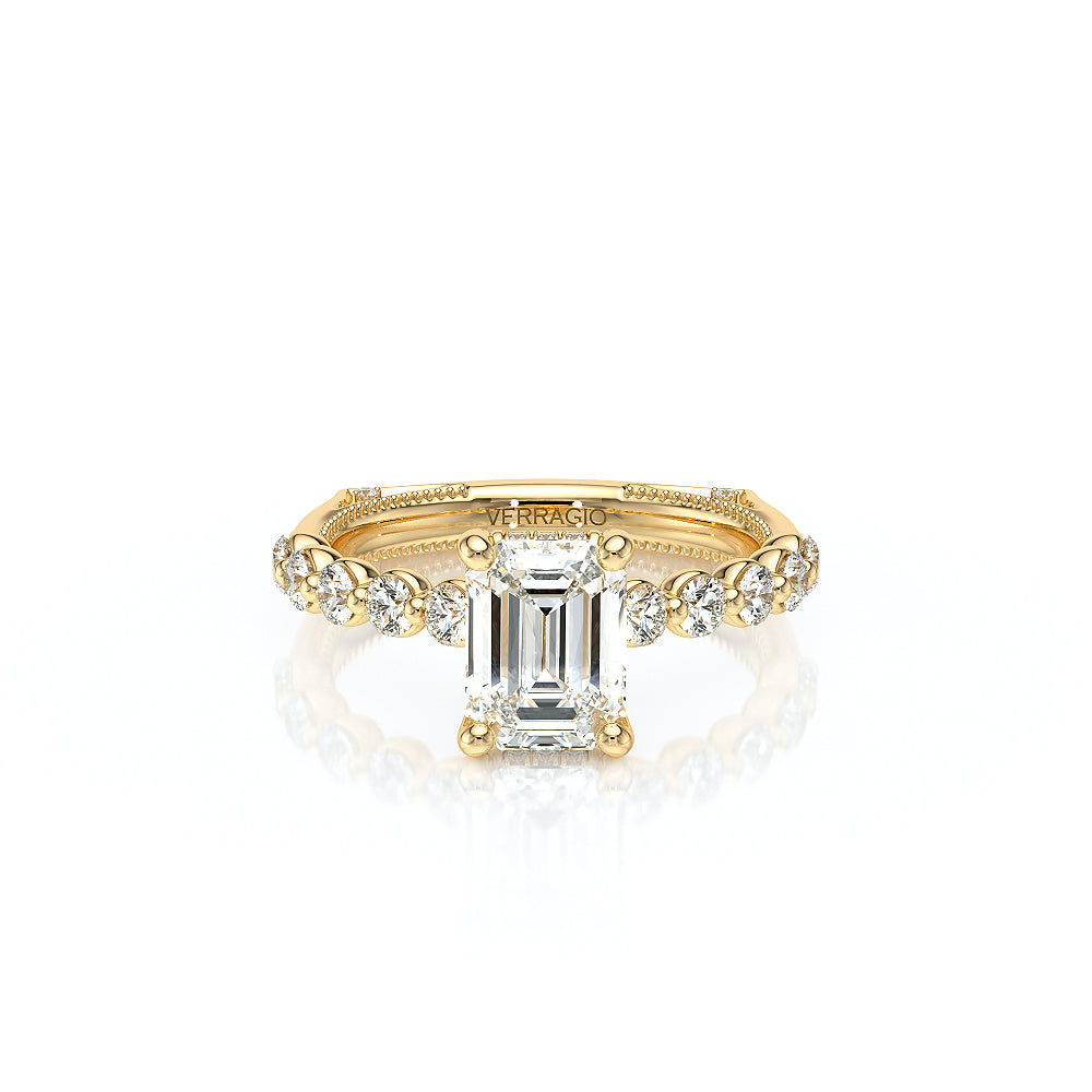 Vanguard-2201EM-18K Yellow Gold Emerald
