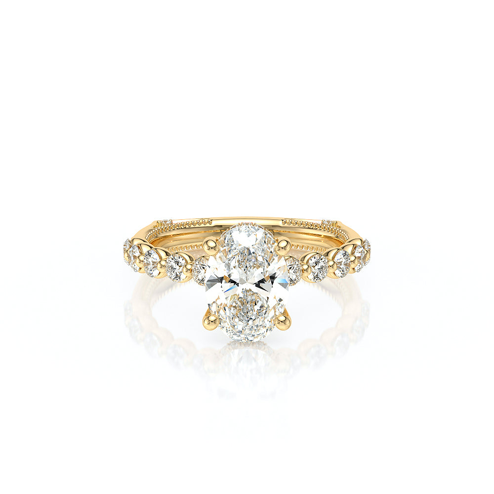 Vanguard-2201OV-14K Yellow Gold Oval