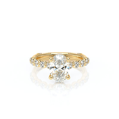 Vanguard-2201OV-18K Yellow Gold Oval